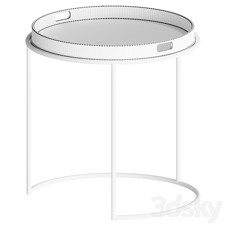 Enza coffee table Coffee table coffee table 3DS Max Model - thumbnail 2