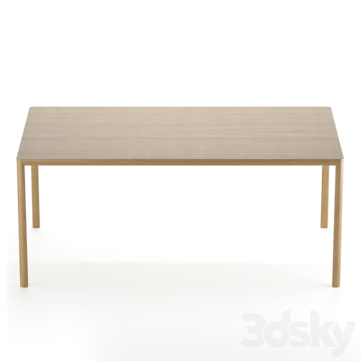 ethnicraft. Air dining table. 3DS Max Model - thumbnail 2