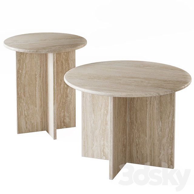 Evapaola Coffee Tables 3DS Max Model - thumbnail 3