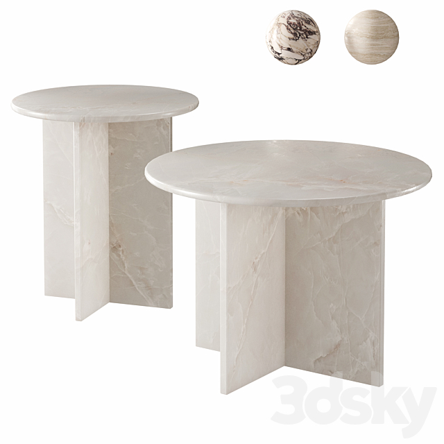 Evapaola Coffee Tables 3DS Max Model - thumbnail 4