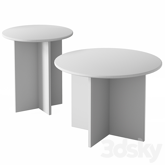 Evapaola Coffee Tables 3DS Max Model - thumbnail 5