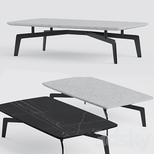 Evelyn Coffee Table – Rectangular 3DSMax File - thumbnail 1