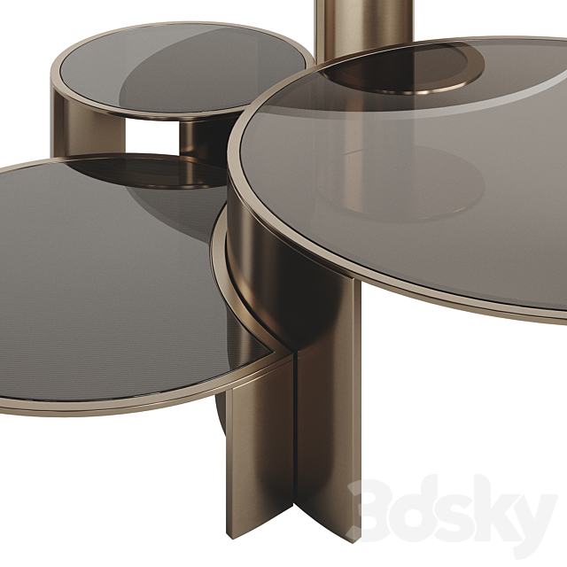 FENDI CONSTELLATION LITE COFFEE TABLE 3DSMax File - thumbnail 3