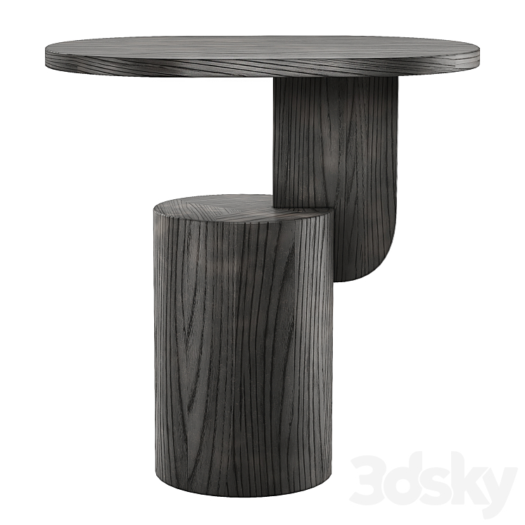 Ferm Living Insert Side Table Black 3DS Max - thumbnail 1