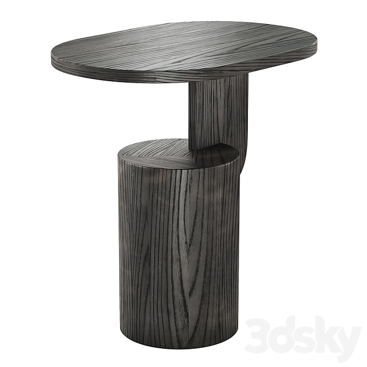 Ferm Living Insert Side Table Black 3DS Max - thumbnail 2