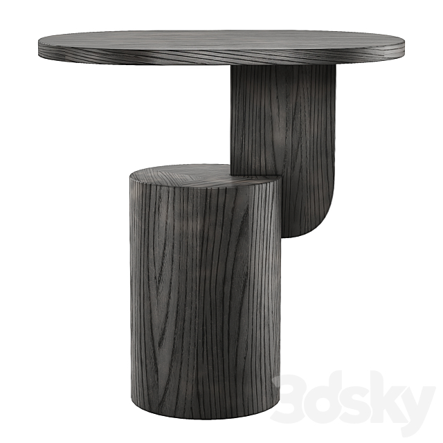 Ferm Living Insert Side Table Black 3DSMax File - thumbnail 1