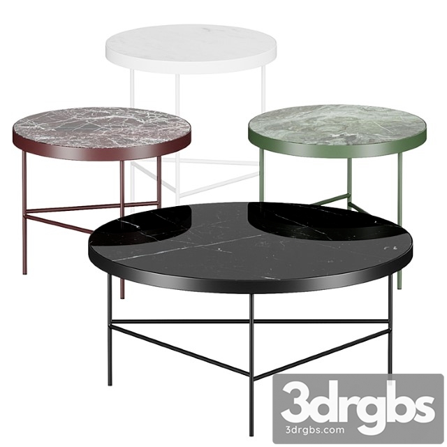 Ferm living marble table 2 3dsmax Download - thumbnail 1