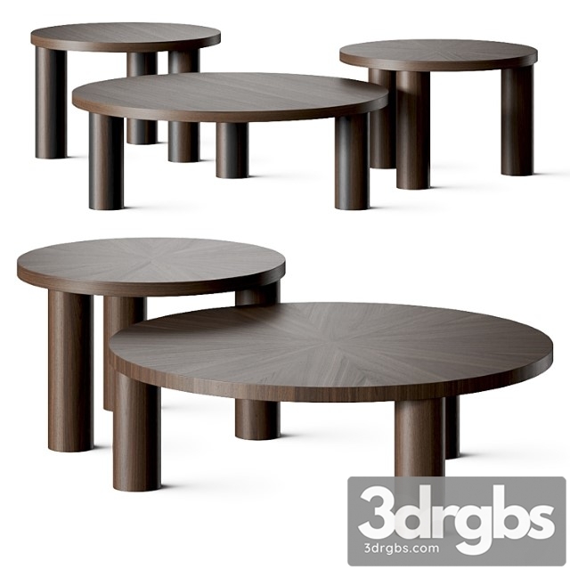 Ferm living post coffee tables - thumbnail 1