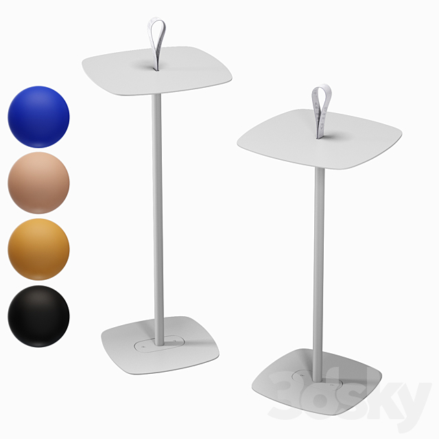 Fild BLT side table 3DS Max Model - thumbnail 2