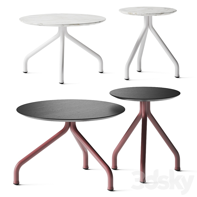 Flexform Academy Coffee Tables 3DS Max - thumbnail 1