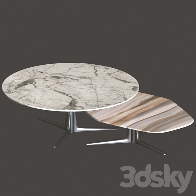 Flexform sveva tables 3DSMax File - thumbnail 2