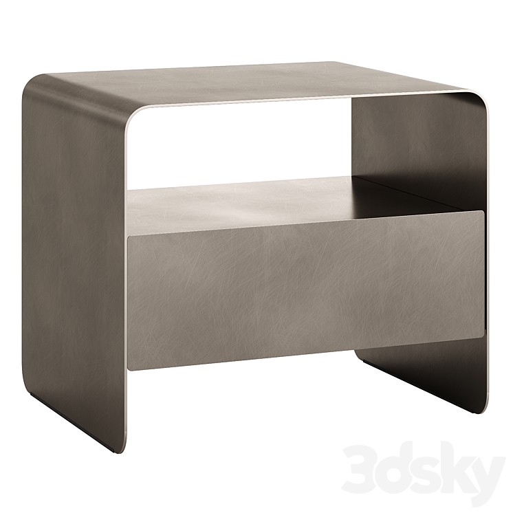 Flou Foglio 2021 Bedside Table 3DS Max - thumbnail 1