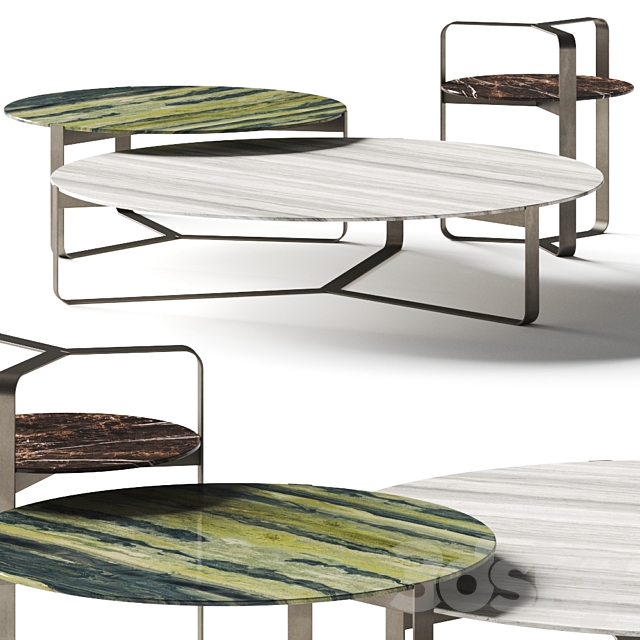 Flou Yari Coffee Tables 3DSMax File - thumbnail 1