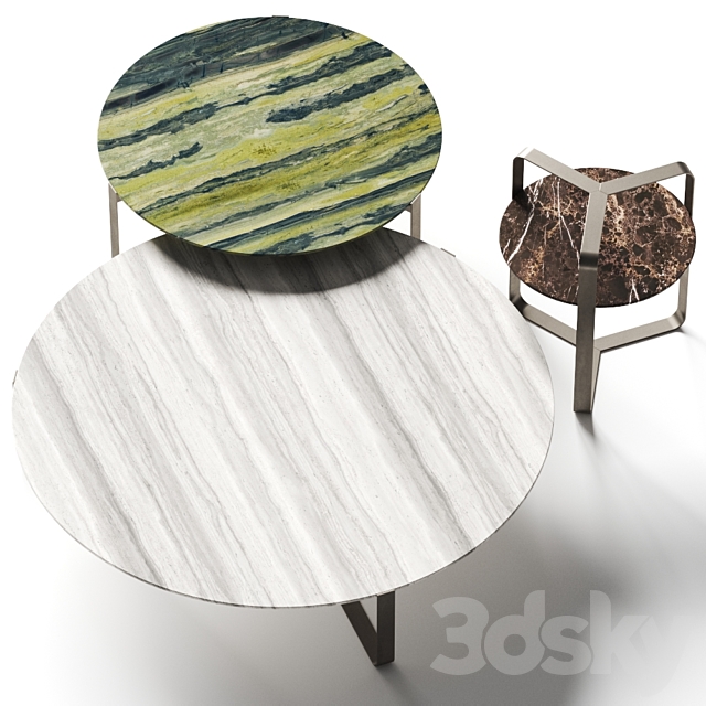 Flou Yari Coffee Tables 3DSMax File - thumbnail 2