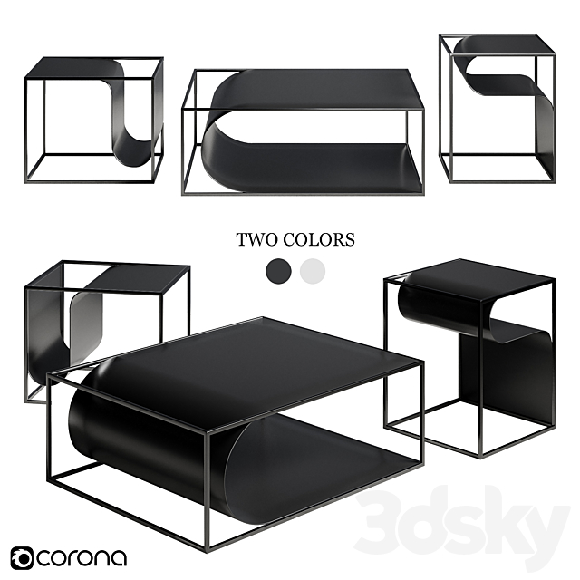 Folding Tables 3DSMax File - thumbnail 1