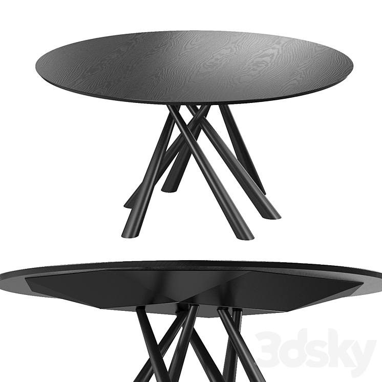 Forest table 150 3DS Max - thumbnail 1