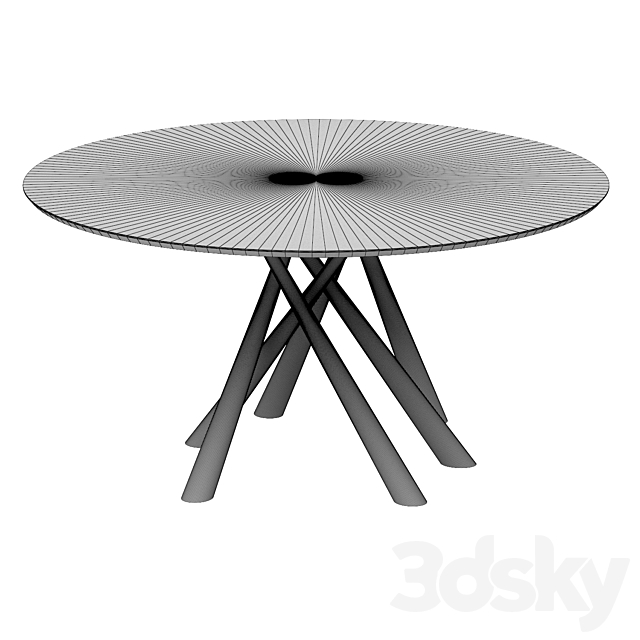 Forest table 150 3DSMax File - thumbnail 5