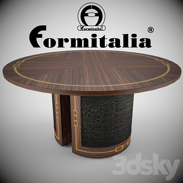 FORMITALIA Bel Air tavolo2 3DSMax File - thumbnail 1