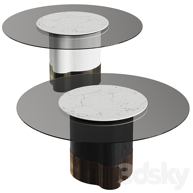 Formitalia Marygold Round Dining Table 3DSMax File - thumbnail 2