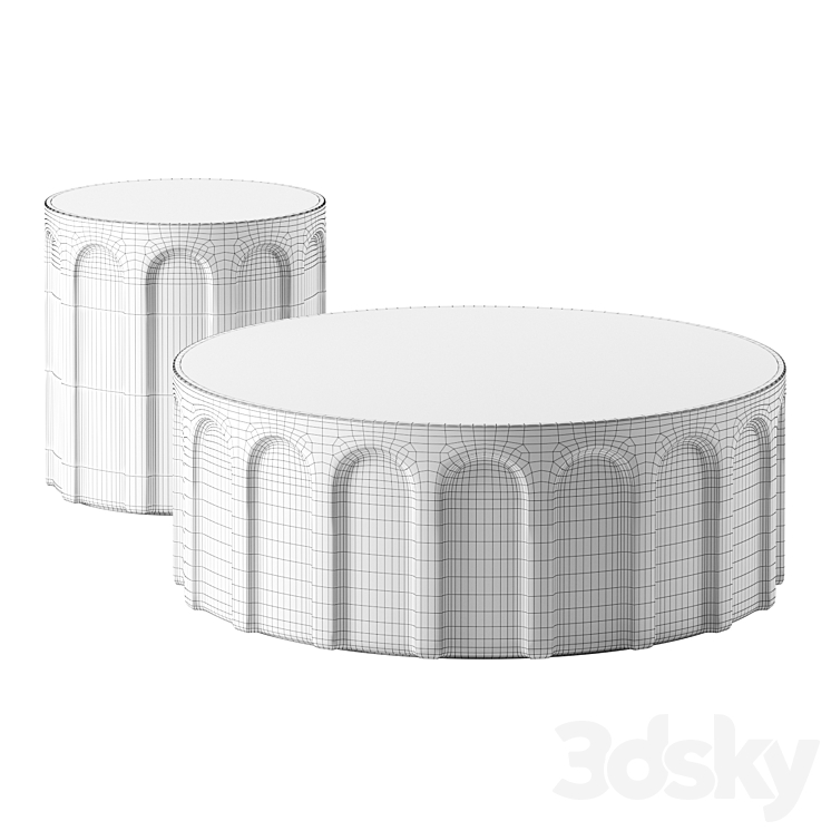 Forum coffee tables by Phase design 3DS Max - thumbnail 2