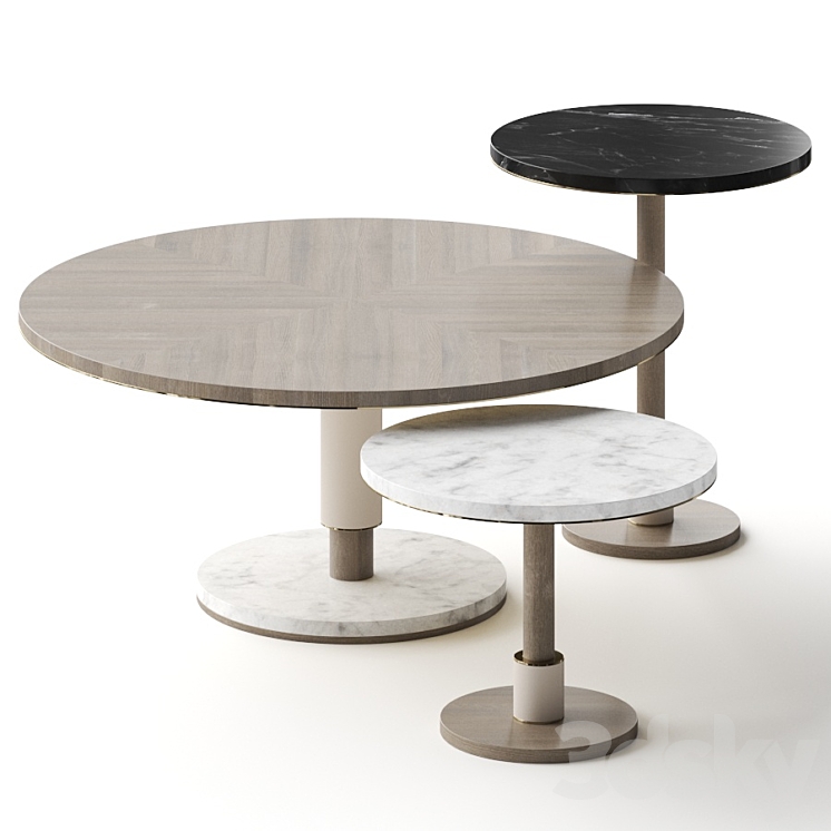 Frato Cadiz Coffee Tables 3DS Max Model - thumbnail 1