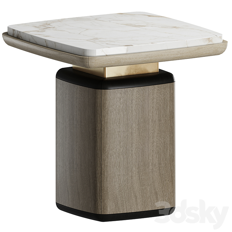 Frato NAGANO Side Table 3DS Max Model - thumbnail 1