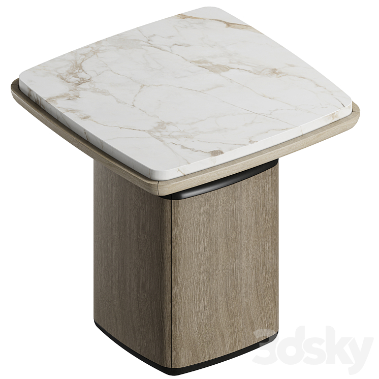 Frato NAGANO Side Table 3DS Max Model - thumbnail 2