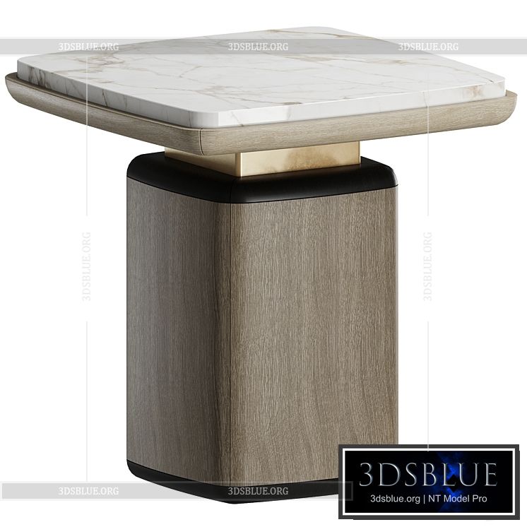 Frato NAGANO Side Table 3DS Max - thumbnail 3