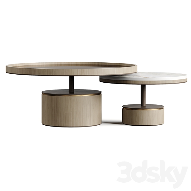 Frato PAROS Coffee Table 3ds Max - thumbnail 3