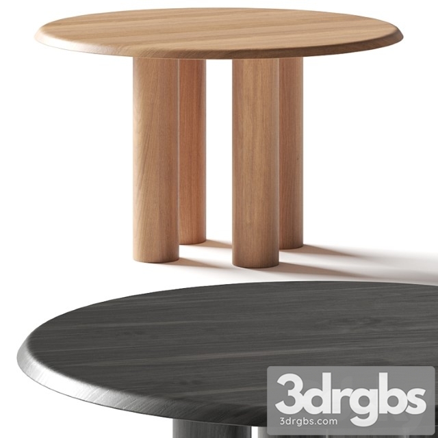 Fredericia furniture islets dining table 2 3dsmax Download - thumbnail 1