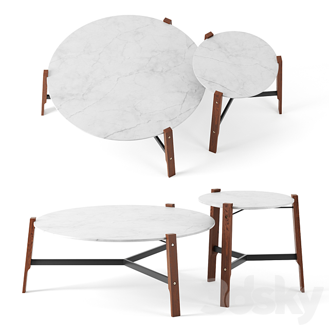 Free range coffee tables by Blu Dot 3DSMax File - thumbnail 1