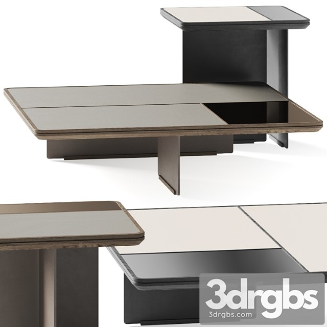 Frigerio Salotti Mies Coffee Tables 3dsmax Download - thumbnail 1