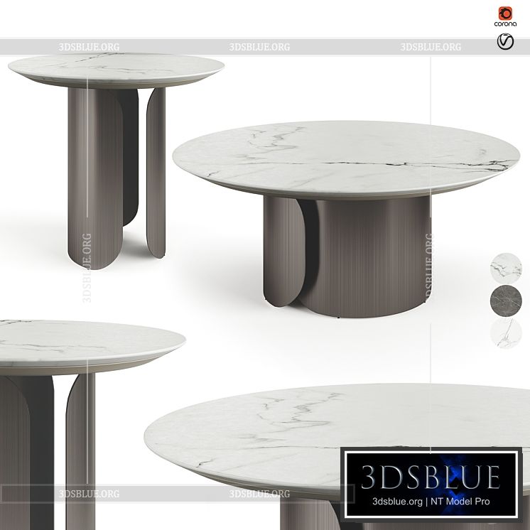 GABRIEL OPERA CONTEMPORARY COFFEE TABLE 3DS Max - thumbnail 3