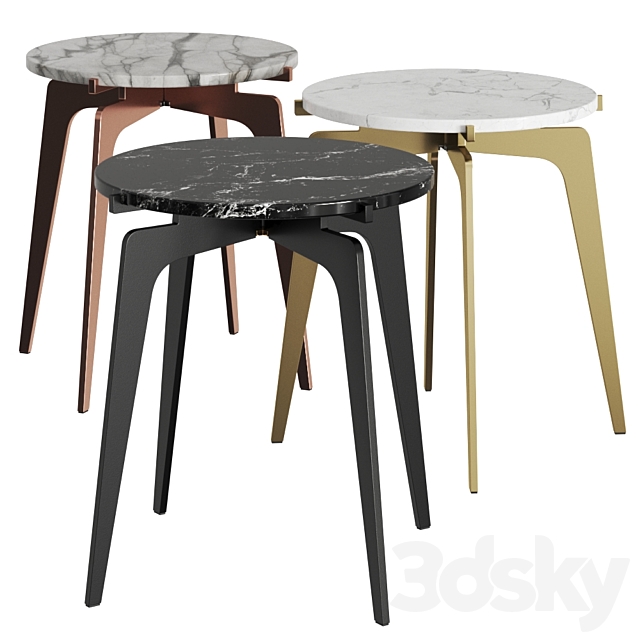 Gabriel Scott Prong Coffee & Side Tables 3DSMax File - thumbnail 1