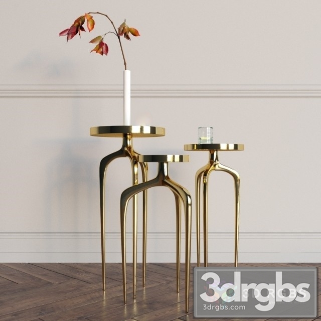 Galactic Side Tables 3dsmax Download - thumbnail 1