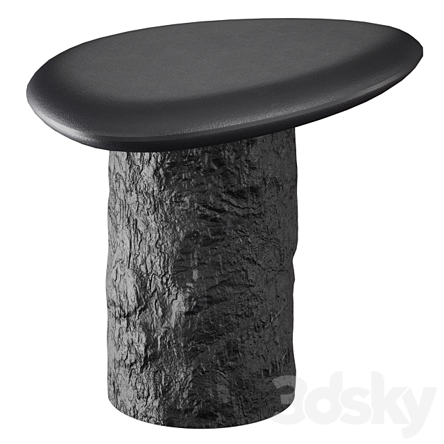 Galisteo Pebble End Table (Crate and Barrel) 3DSMax File - thumbnail 1