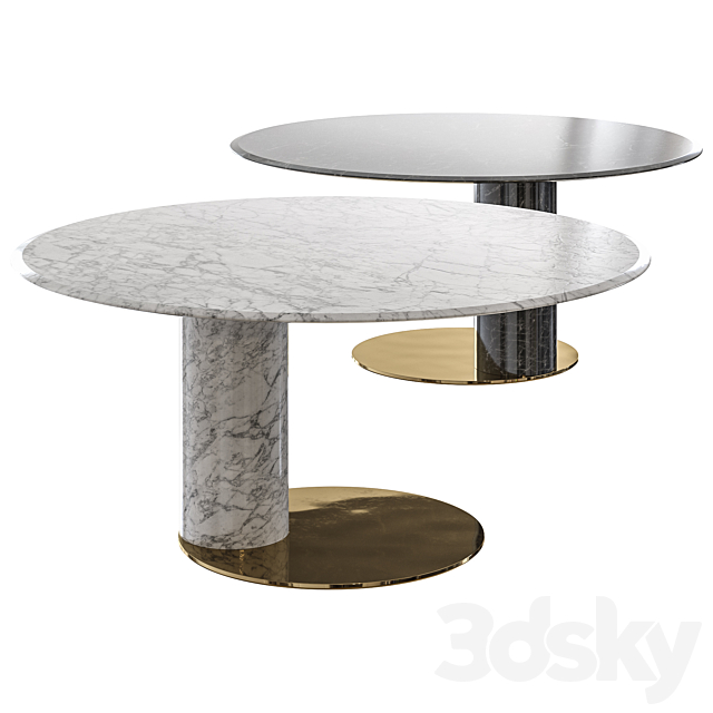 Gallotti & Radice Oto Big Dining Table 3DSMax File - thumbnail 1