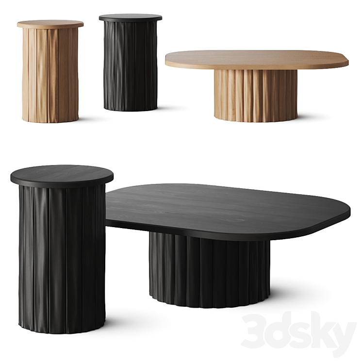 Garnier & Linker Kitayama Coffee Tables 3DS Max Model - thumbnail 1