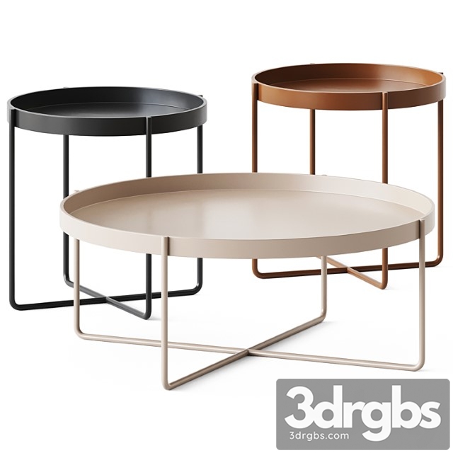 Gaultier round coffee tables - thumbnail 1