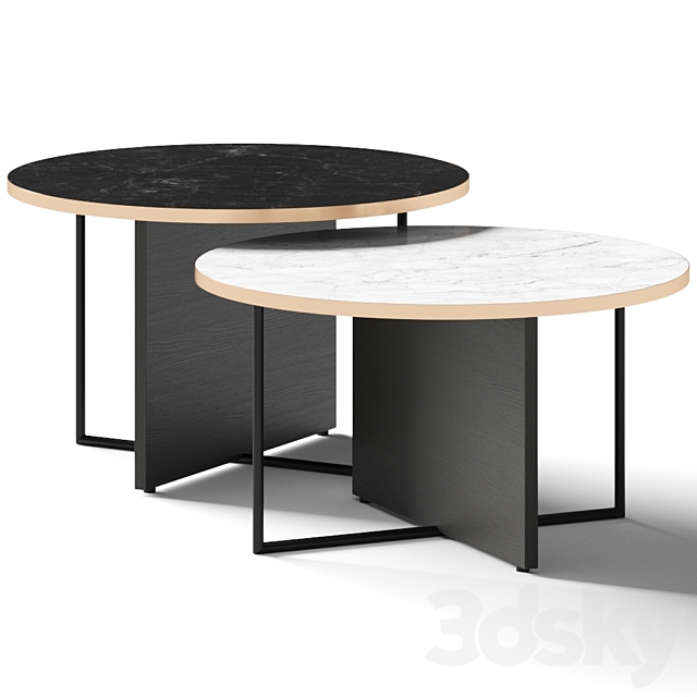 Gautier Alliance Coffee Tables 3DSMax File - thumbnail 1