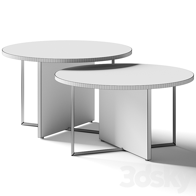 Gautier Alliance Coffee Tables 3DSMax File - thumbnail 2