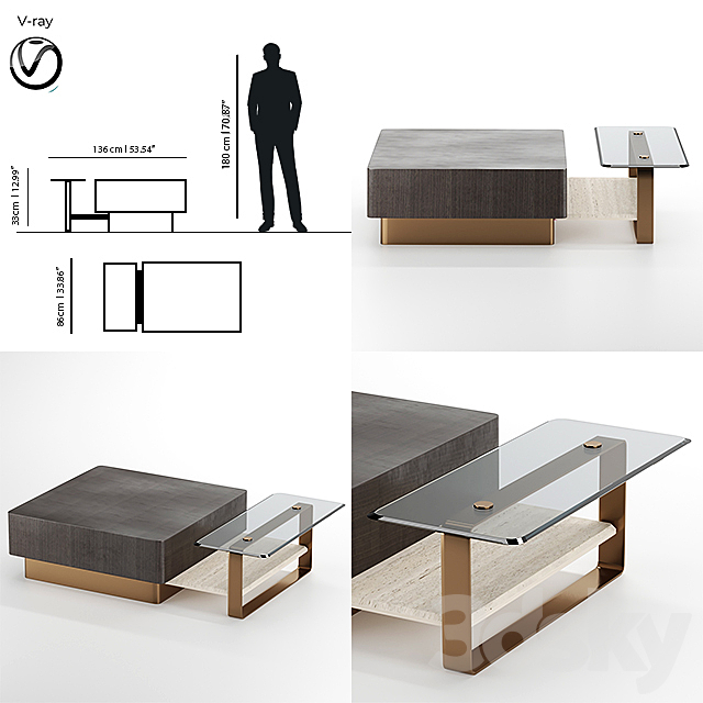 Gehry Center Table 3DSMax File - thumbnail 5