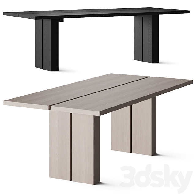 Gervasoni Yaku Dining Tables 3ds Max - thumbnail 2