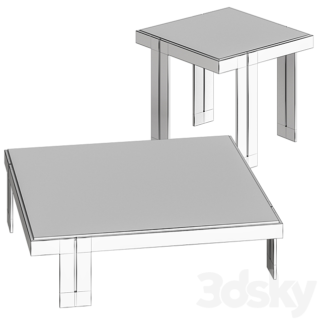 Gianfranco Ferré Home District Low Tables 3DSMax File - thumbnail 2