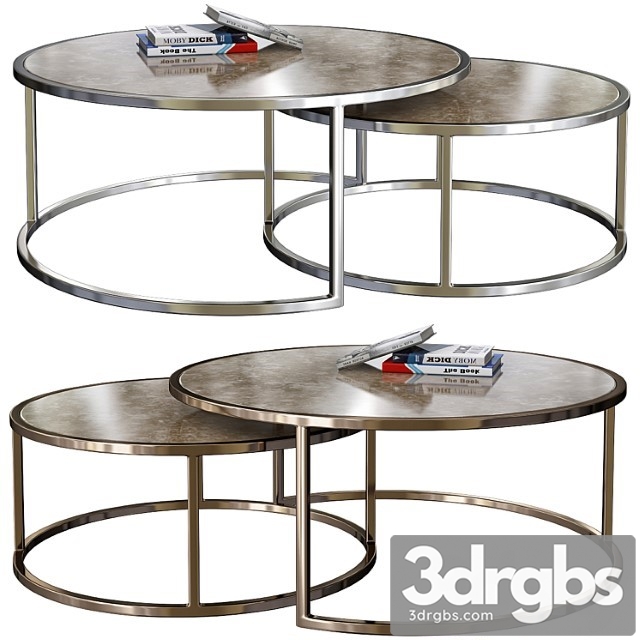 Ginny Nesting Coffee Tables 3dsmax Download - thumbnail 1