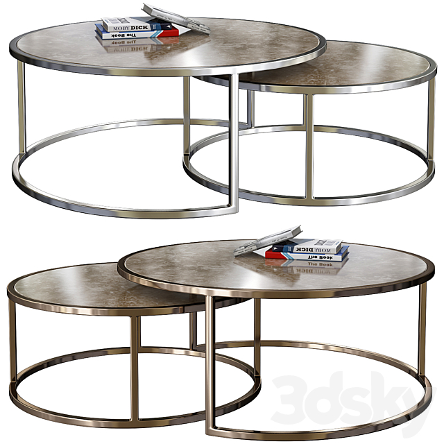 Ginny Nesting Coffee Tables 3DSMax File - thumbnail 1