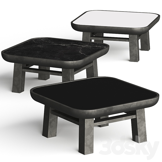 Giobagnara Olympia Coffee Tables 3DSMax File - thumbnail 1