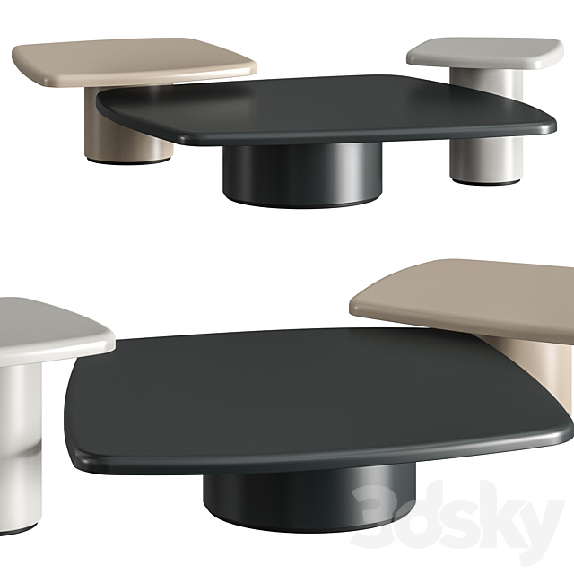 Giopagani Blackbird Coffee Tables 3DSMax File - thumbnail 1