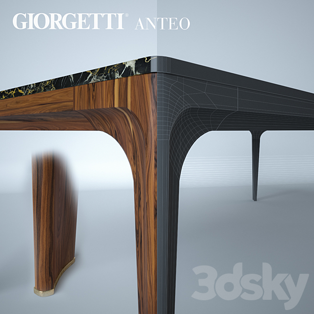 Giorgetti Anteo table 3DSMax File - thumbnail 3