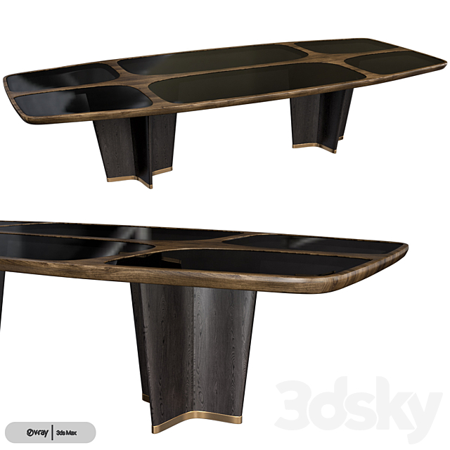 Giorgetti Bigwig Table 3DSMax File - thumbnail 1